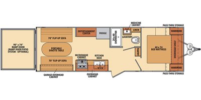 2020 Shasta Shasta 240TH floorplan