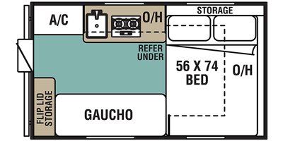 2020 Coachmen Viking Express 12.0TD floorplan