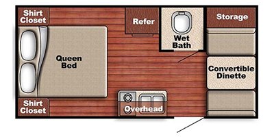 2020 Gulf Stream Capri 177FD floorplan