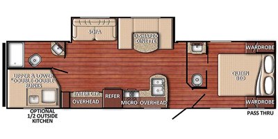 2020 Gulf Stream Kingsport Ultra Lite 285DB floorplan