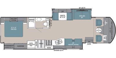 2020 Coachmen Mirada 35OS floorplan