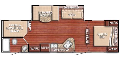 2020 Gulf Stream Trailmaster 271DDS floorplan