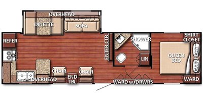 2020 Gulf Stream Trailmaster 299SBW floorplan