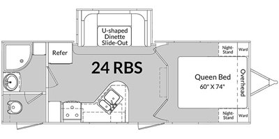 2020 Genesis Supreme Genesis Classic 24RBS floorplan