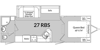 2020 Genesis Supreme Genesis Classic 27RBS floorplan