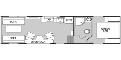 2020 Genesis Supreme Wanderer Fifth Wheel 28SAWL floorplan