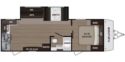 2020 Dutchmen Guide 2457RK floorplan