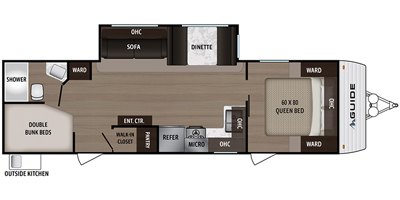 2020 Dutchmen Guide 2857BH floorplan