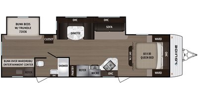 2020 Dutchmen Guide 3147BH floorplan