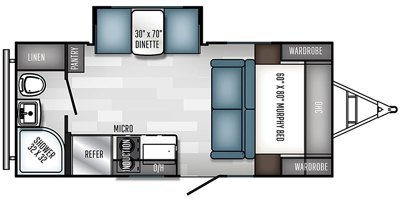 2020 Palomino Real-Lite Mini 186 floorplan