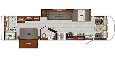 2020 Forest River Georgetown 7 Series GT7 36D7 floorplan