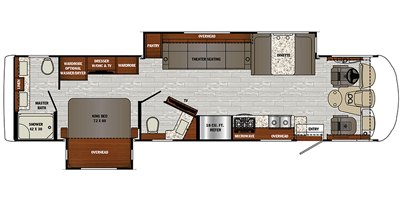 2020 Forest River Georgetown 7 Series GT7 36D7 floorplan