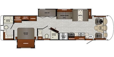 2020 Forest River Georgetown 7 Series GT7 36K7 floorplan