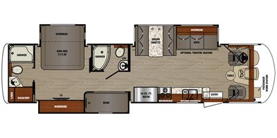 2020 Forest River Georgetown 5 Series GT5 36B5 floorplan