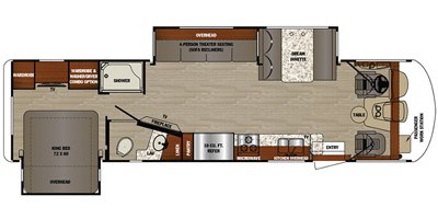 2020 Forest River Georgetown 5 Series GT5 31L5 floorplan