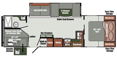 2020 Gulf Stream Matrix 275CK floorplan