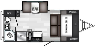 2020 Palomino PaloMini 186RBS floorplan