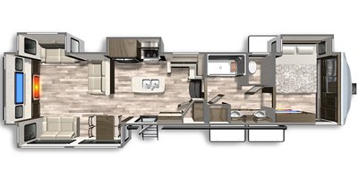 2020 Dutchmen Yukon 410RE floorplan