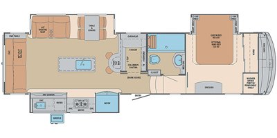 2020 Palomino Columbus 328RL floorplan