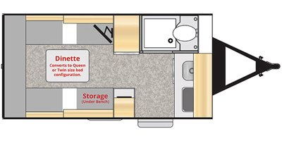 2020 Little Guy Mini Max Base floorplan