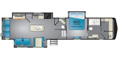 2020 Heartland Big Country BC 3702 FB floorplan