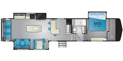 2020 Heartland ElkRidge ER 37 BAR floorplan