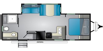 2020 Heartland Wilderness WD 2650 RB floorplan