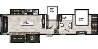 2020 Shasta Phoenix 360BH floorplan