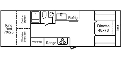 2020 TrailManor 2922 Series KD floorplan