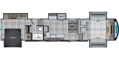 2020 CrossRoads Cameo CE4031FL floorplan