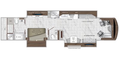 2020 American Coach American Revolution® 42Q floorplan