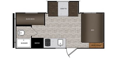 2020 Prime Time Manufacturing Avenger LT 17BHS floorplan