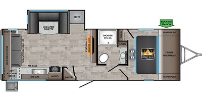 2020 CrossRoads Sunset Trail Super Lite SS268RL floorplan