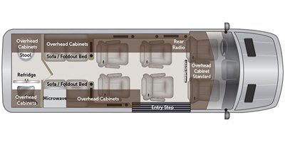 2020 American Coach American Patriot Cruiser D6 floorplan