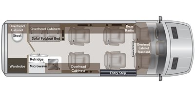 2020 American Coach American Patriot Cruiser S6 floorplan