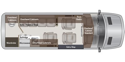 2020 American Coach American Patriot Cruiser S5 floorplan