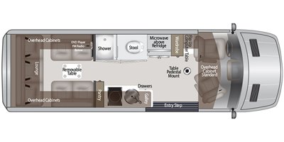 2020 American Coach American Patriot MD2 - Lounge floorplan