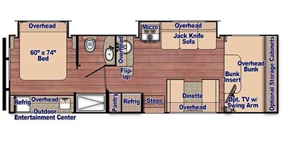 2021 Gulf Stream Conquest Class C 6314 floorplan