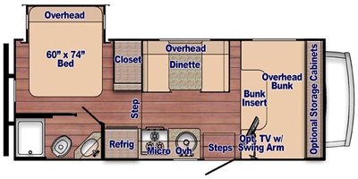 2021 Gulf Stream Conquest LE Class C 6220LE floorplan