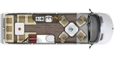 2020 Roadtrek RS Adventurous Base floorplan