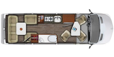 2020 Roadtrek CS Adventurous Base floorplan