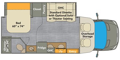 2020 Renegade Villagio 25FWS floorplan