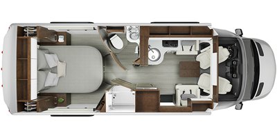 2021 Leisure Travel Vans Unity U24IB floorplan
