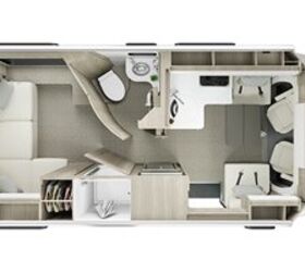 2021 Leisure Travel Vans Unity U24RL floorplan