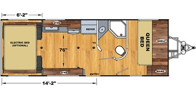 2021 Eclipse Attitude Limited 21SA-LE floorplan