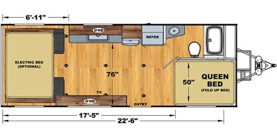 2021 Eclipse Attitude Limited 20FBG-LE floorplan