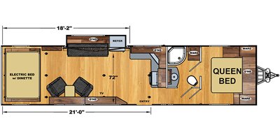 2021 Eclipse Iconic Wide Lite 3222SWG floorplan