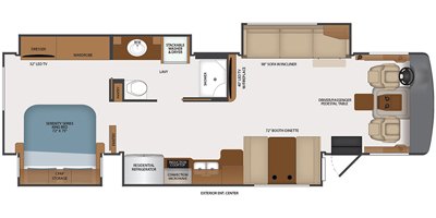 2021 Fleetwood Southwind® 36P floorplan