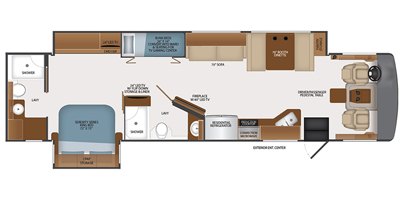 2021 Fleetwood Southwind® 37F floorplan