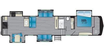 2021 Heartland Bighorn Traveler BHTR 39 RK floorplan